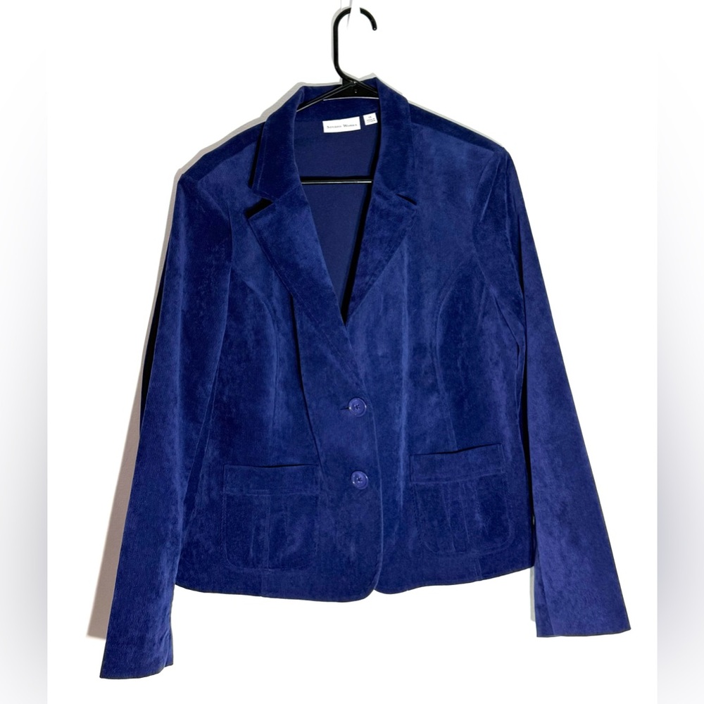 Studio Works Royal Blue Corduroy Blazer